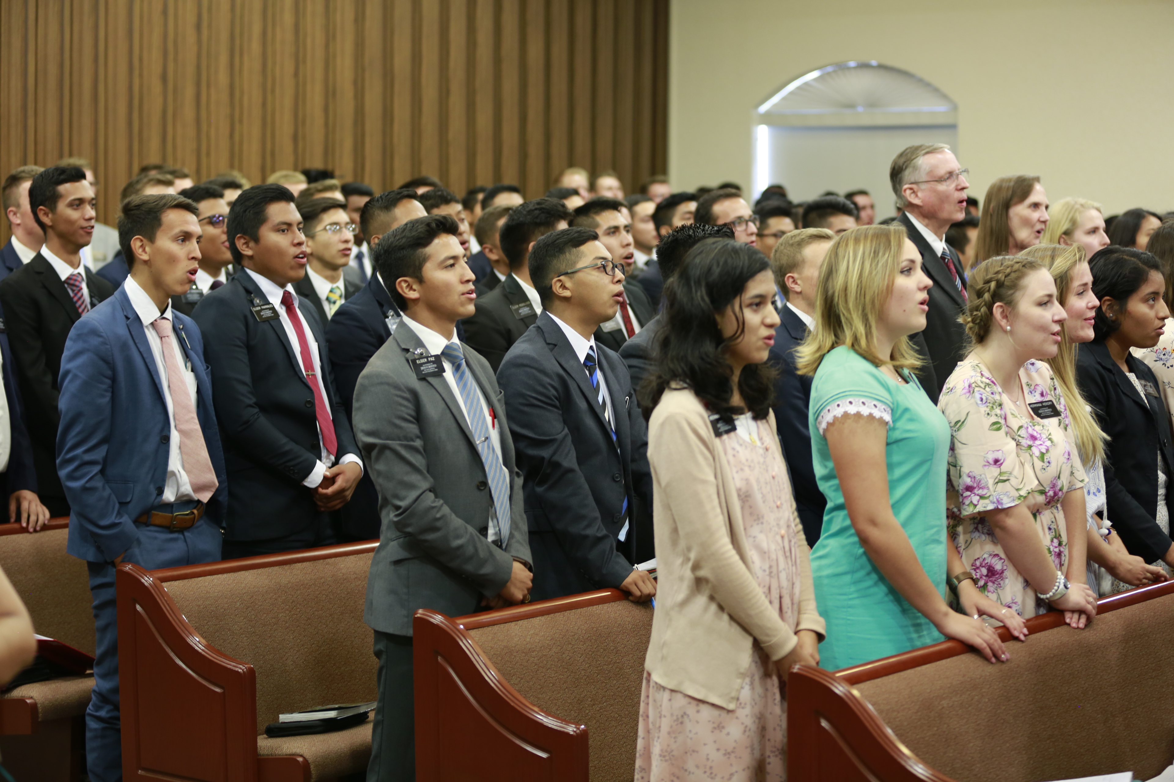 Elder Cook addresses Latter-day Saints during his assignment to Mexico Feb. 8-17, 2019.