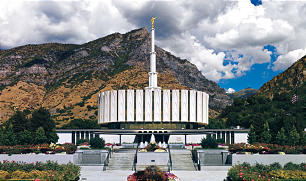 The Provo Utah Temple.