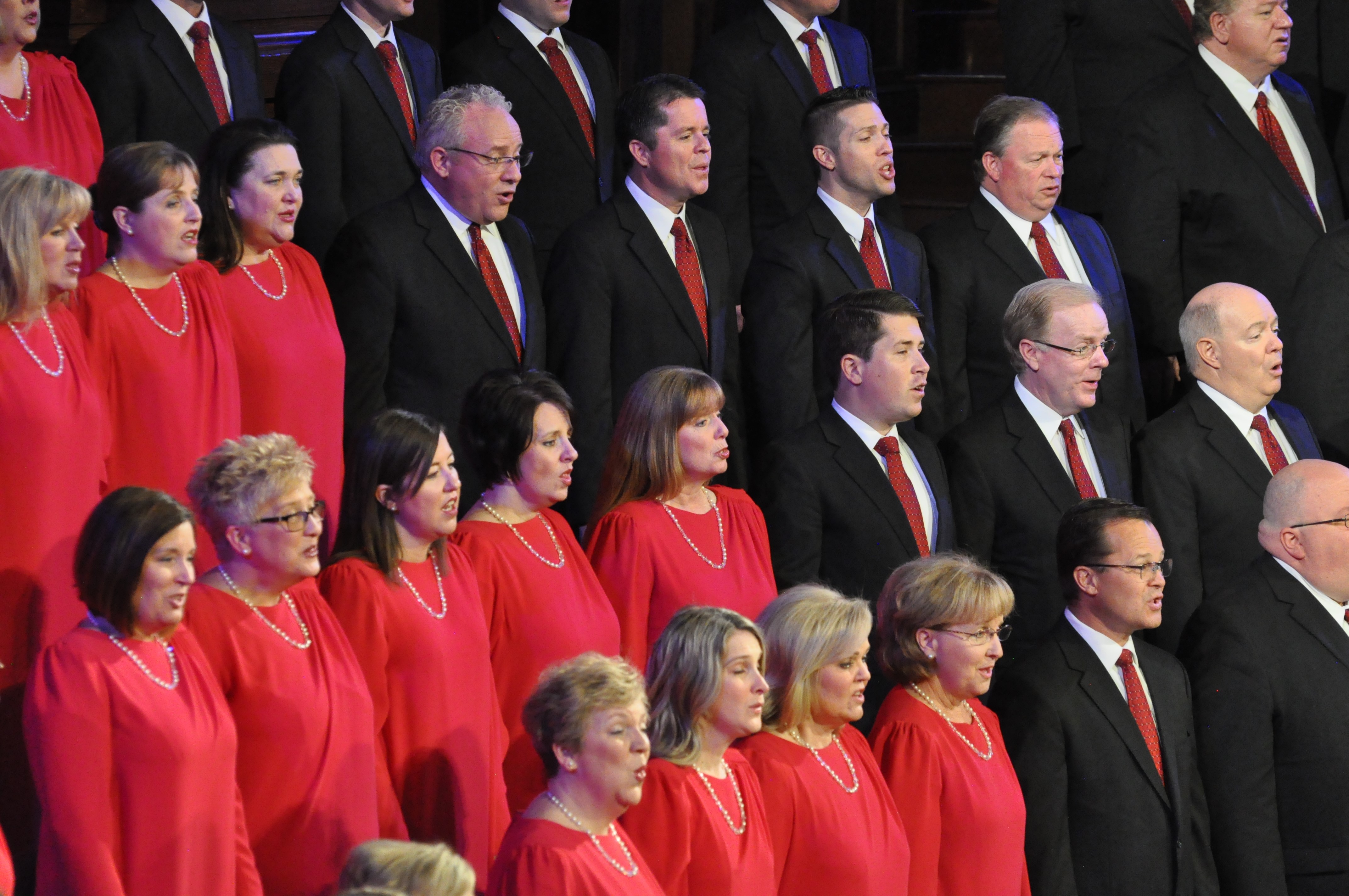 The Tabernacle Choir at Temple Square performs on May 21, 2017. On Sunday, July 14, the group performed a "Music and the Spoken Word" program honoring the broadcast's 90th anniversary.