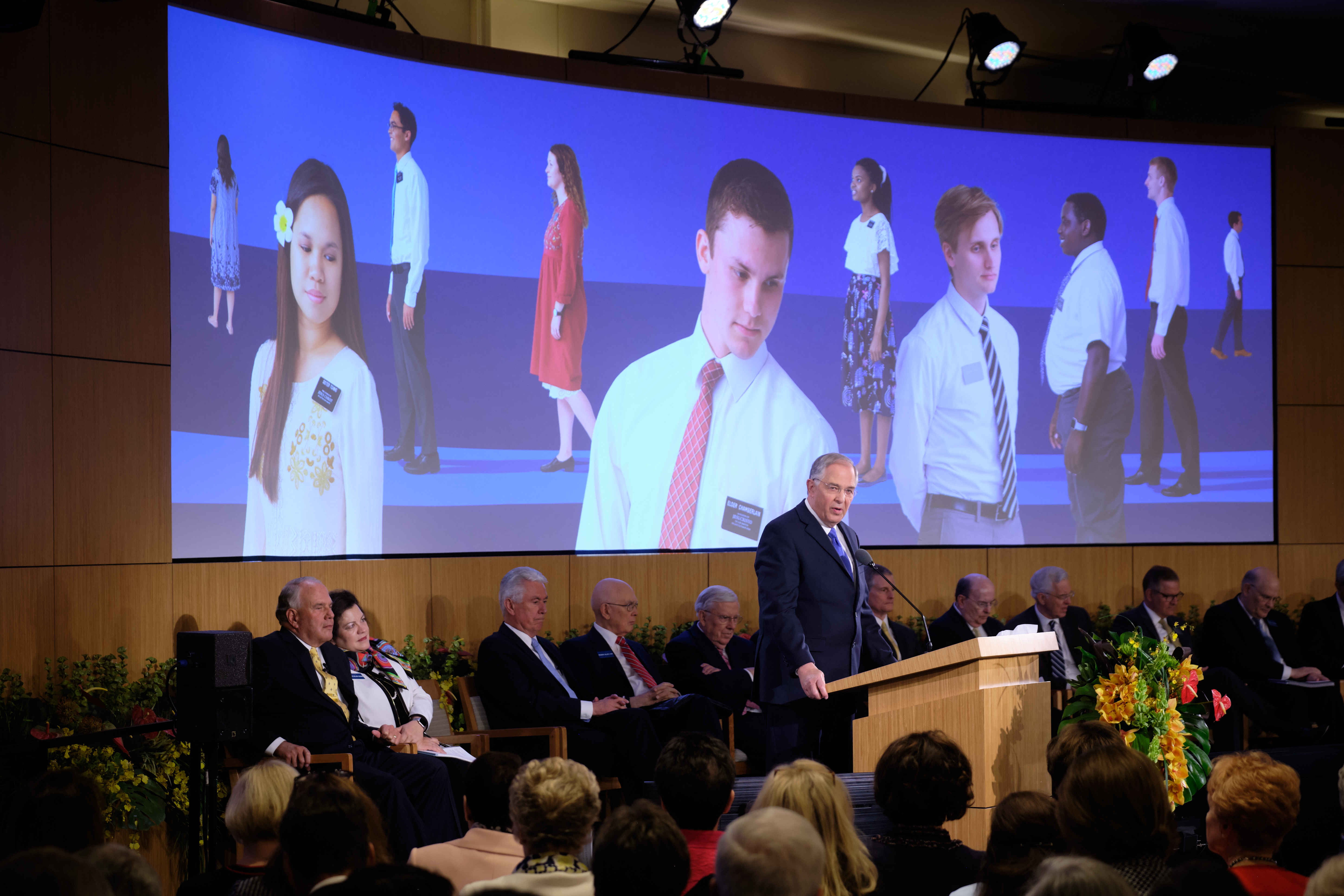 Elder Neil L. Andersen of the Quorum of the Twelve Apostles speaks Monday, June 24, 2019, at the New Mission Leadership Seminar held at the Provo Missionary Training Center in Provo, Utah.