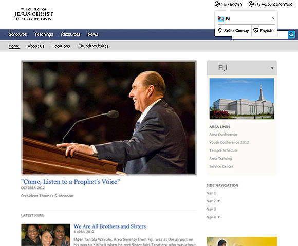 LDS Church #39 s official website to evolve over time Church News