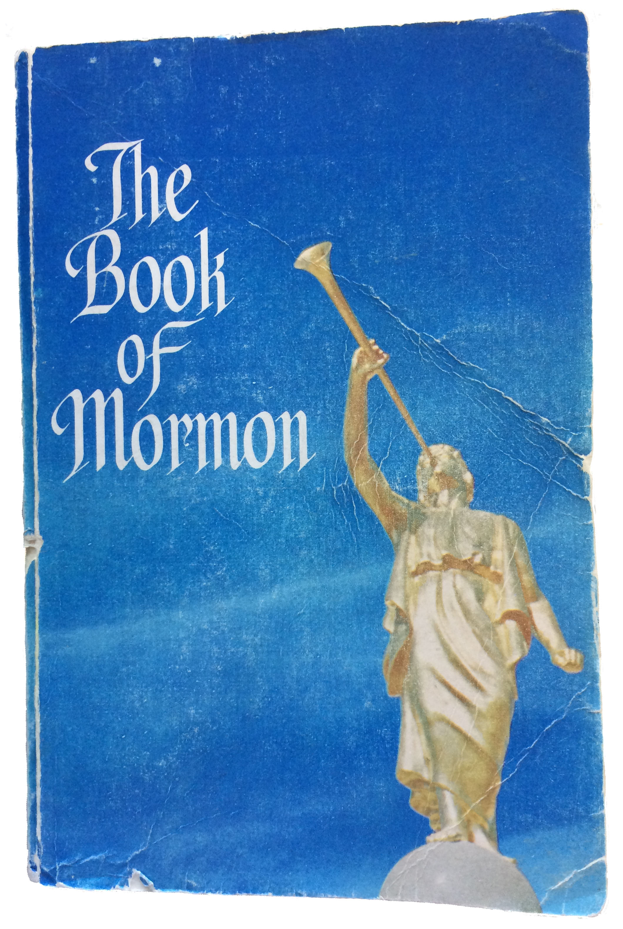 This copy of the Book of Mormon was donated to the Church in 1989 with forged annotations purportedly made by Elvis Presley.
