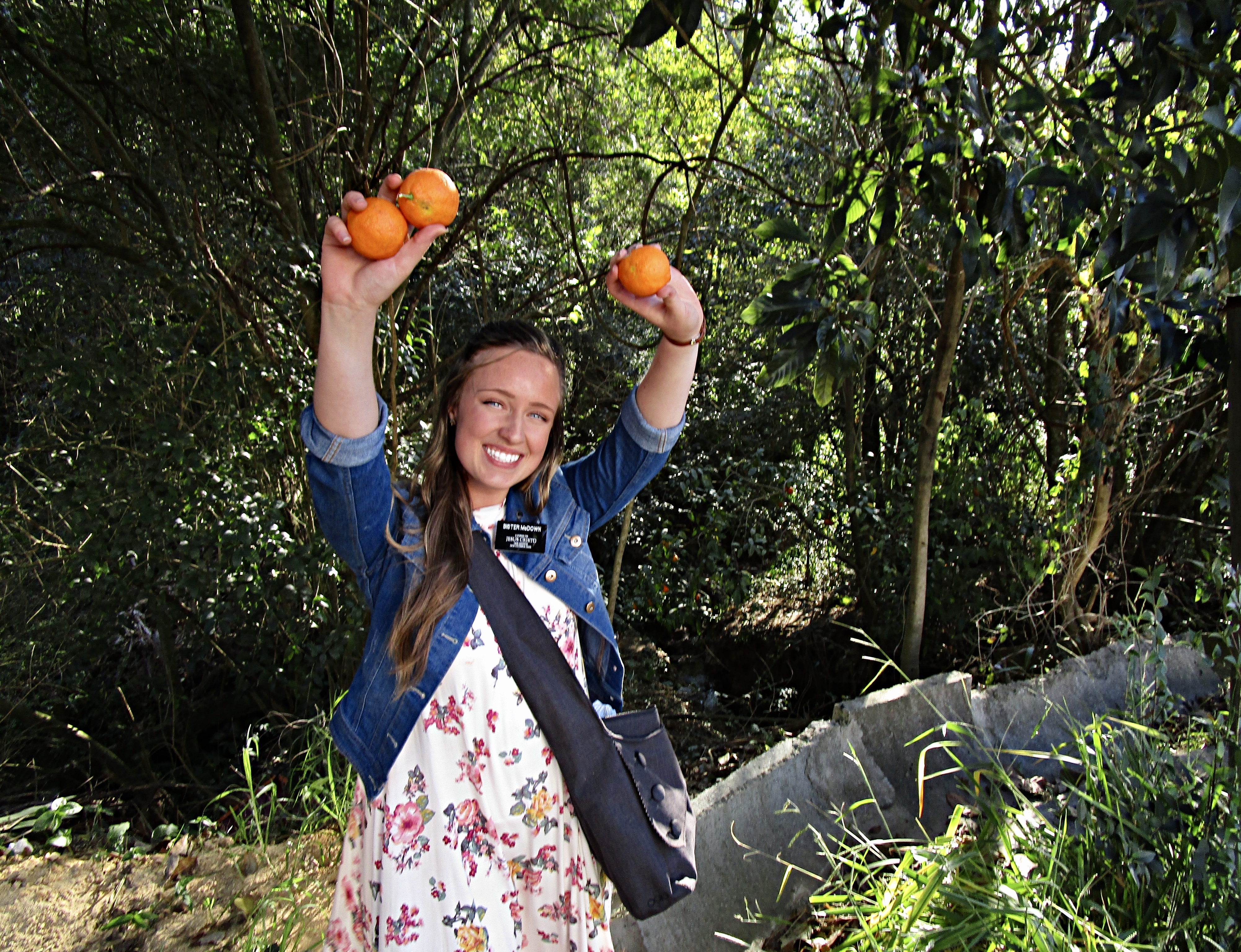 Monique McDown while serving her mission in Curitiba, Brazil. This picture was taken minutes before McDown was in an accident which left her paralyzed.