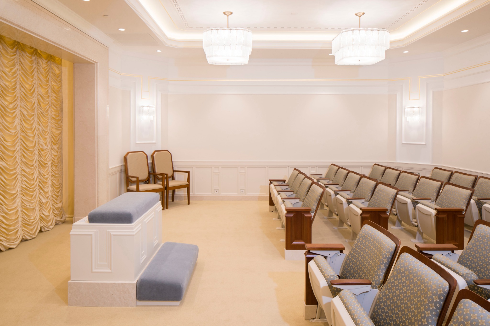 An ordinance room in the Frankfurt Germany Temple.