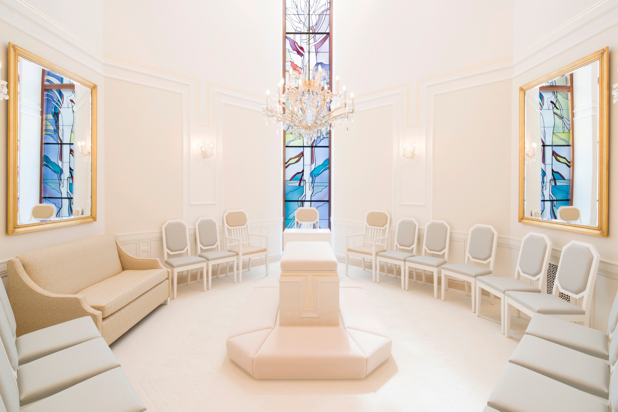 A sealing room in the Frankfurt Germany Temple.