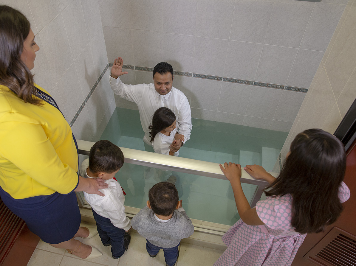 Women and children who are baptized can now serve as witnesses to baptisms, the Church announced Oct. 2, 2019. Worthy temple recommend holders, including youth with limited use recommends, can also witness baptisms in the temple. Additionally, women who are endowed can serve as witnesses to temple sealings.