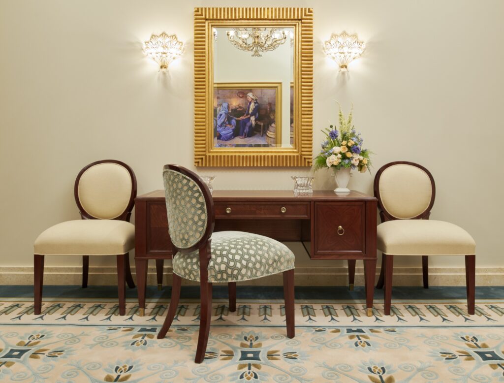 The bride’s room in the Durban South Africa Temple.
