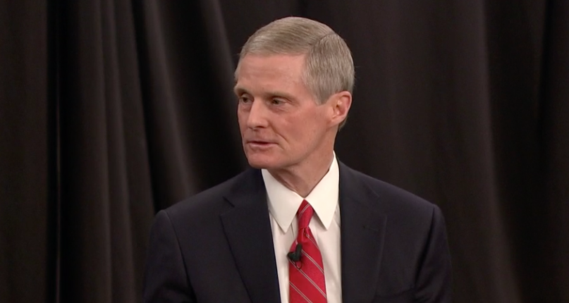 Elder David A. Bednar speaks during the Church Educational System’s annual “Evening with a General Authority” broadcast on Feb. 7, 2020.