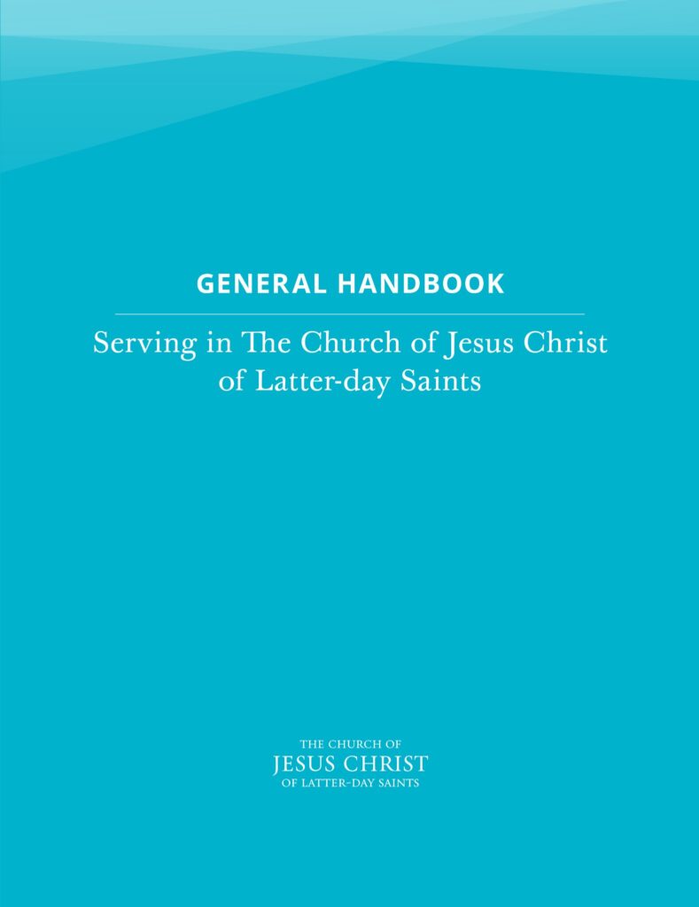 Portada del nuevo Manual general para líderes y miembros de la Iglesia.