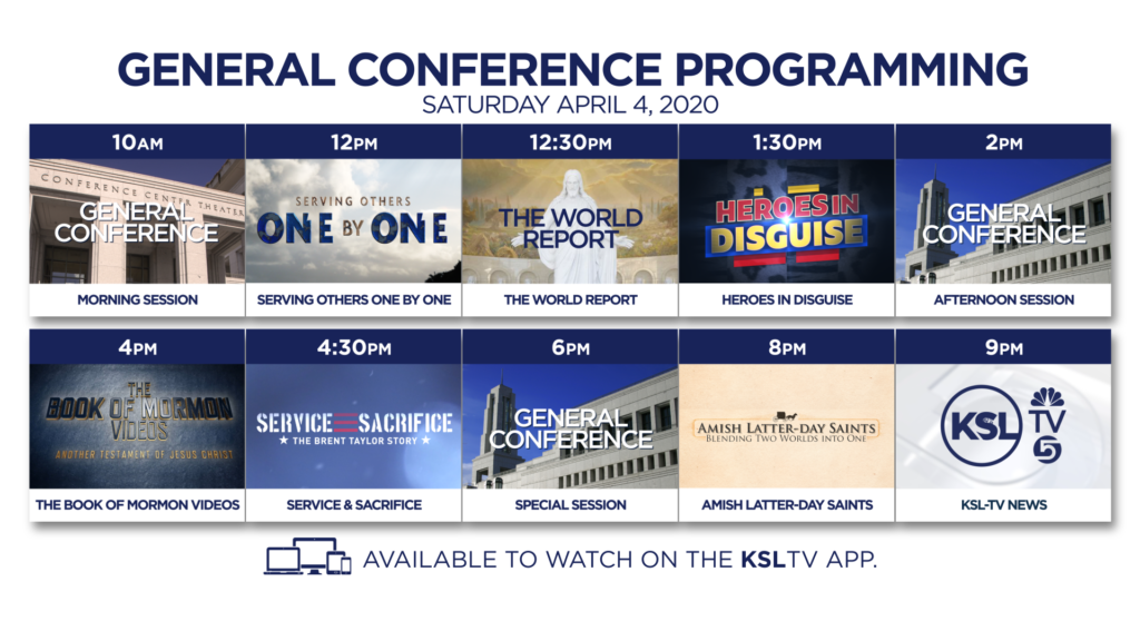 How to watch or listen to general conference this weekend - Church News